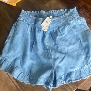 Aerie soft jean shorts
